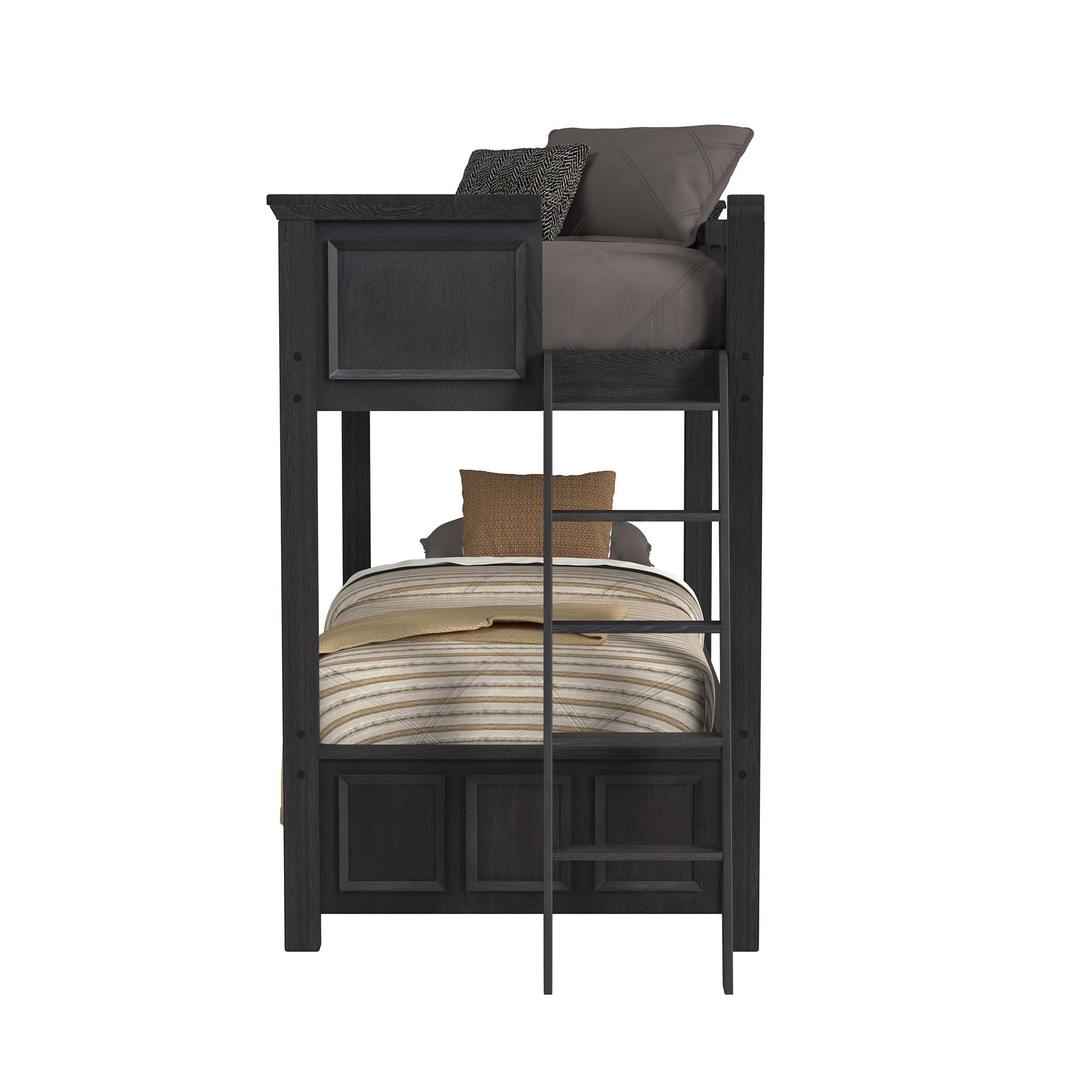 Hampton Kids - Bunk Bed With Ladder - Stylish Home Furniture