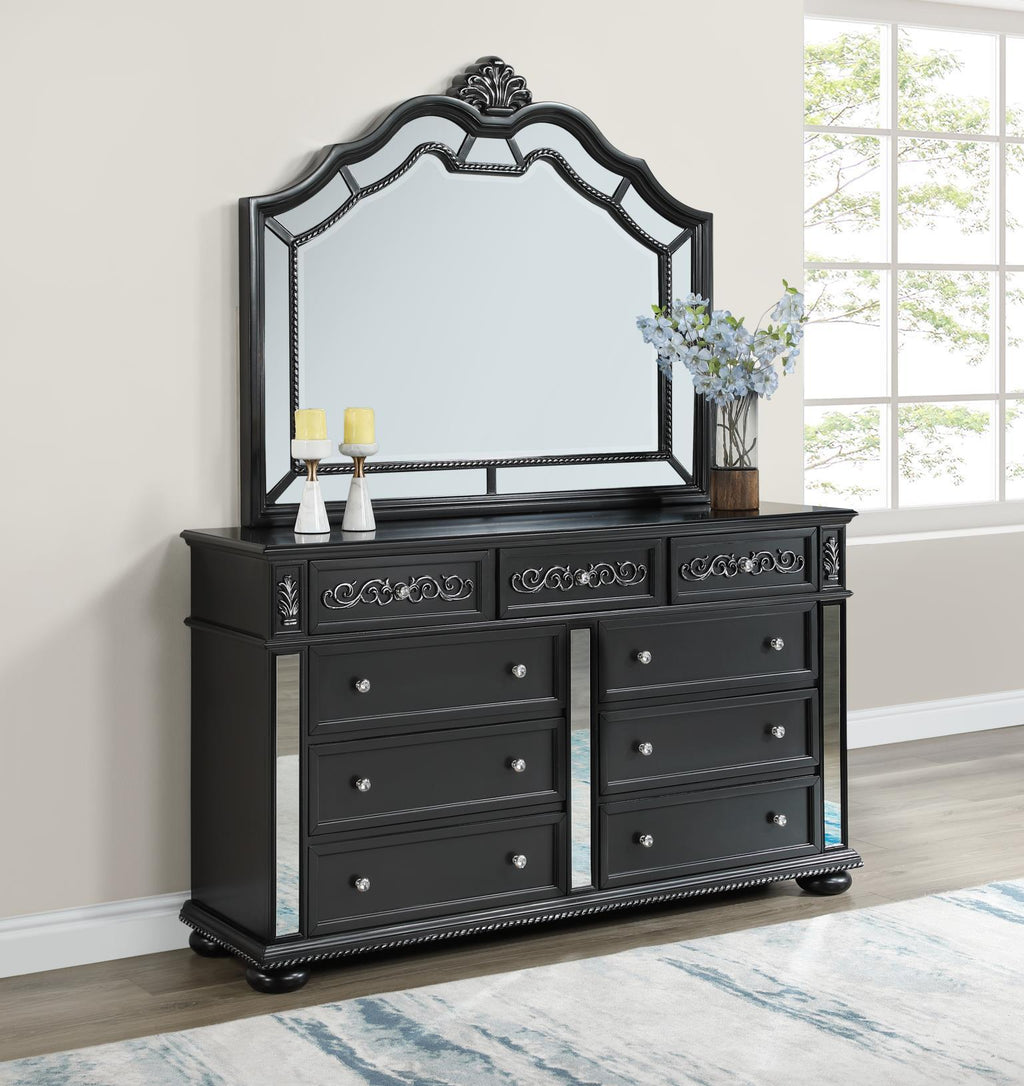 B091 - Mirror - Black - Stylish Home Furniture