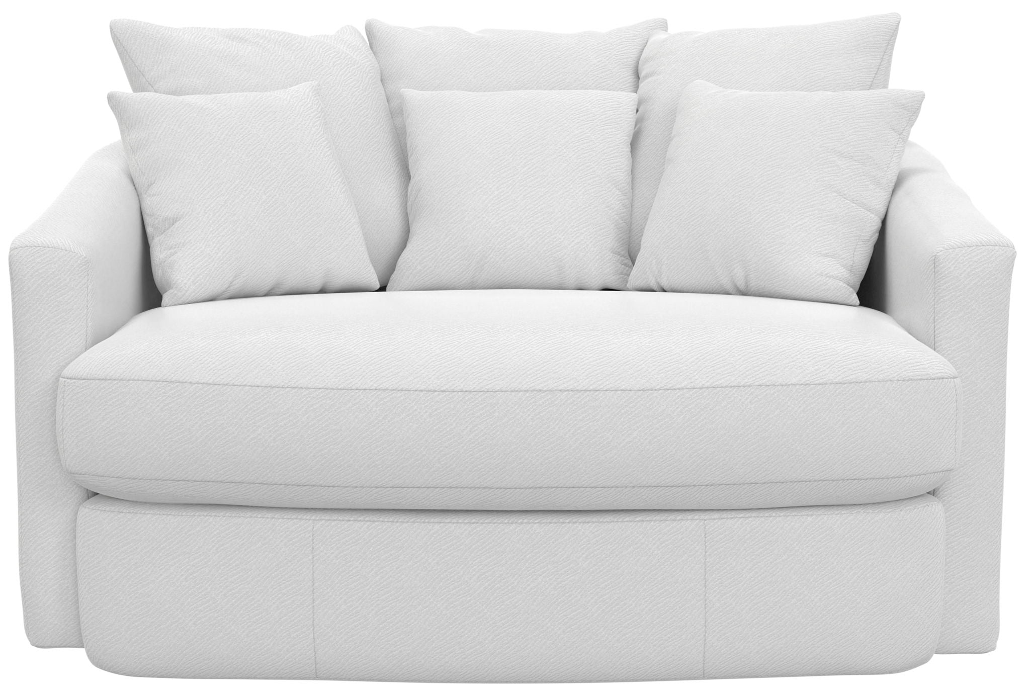 Matty - Round Accent Cuddle Chaise - Stylish Home Furniture