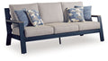 East Beach - Sofa With Cushion - Blue - Stylish Home Furniture