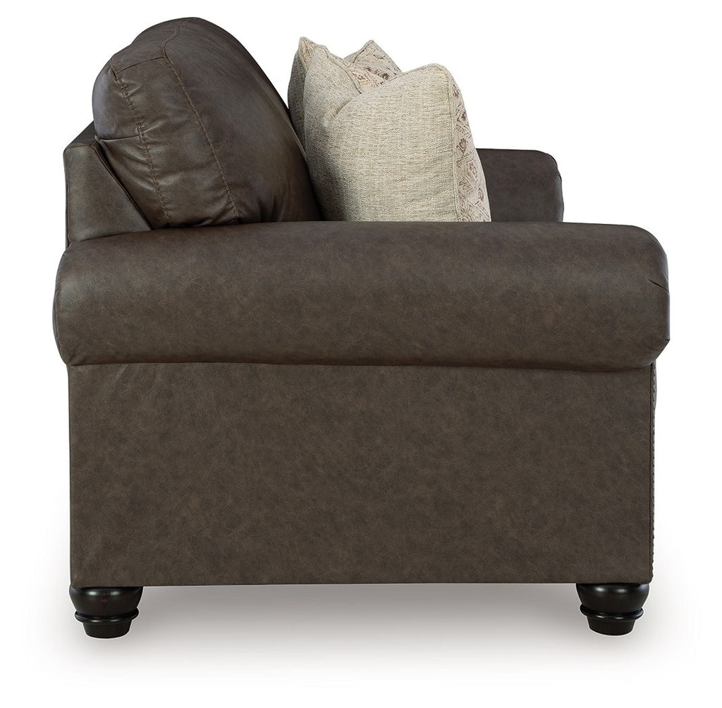 Roxmere - Loveseat - Umber - Stylish Home Furniture