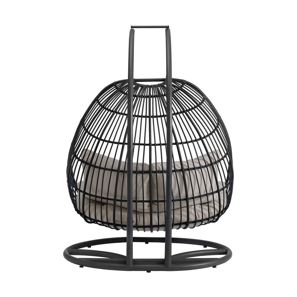 Playa - Double Swing Chair Complete - Dark Gray - Stylish Home Furniture