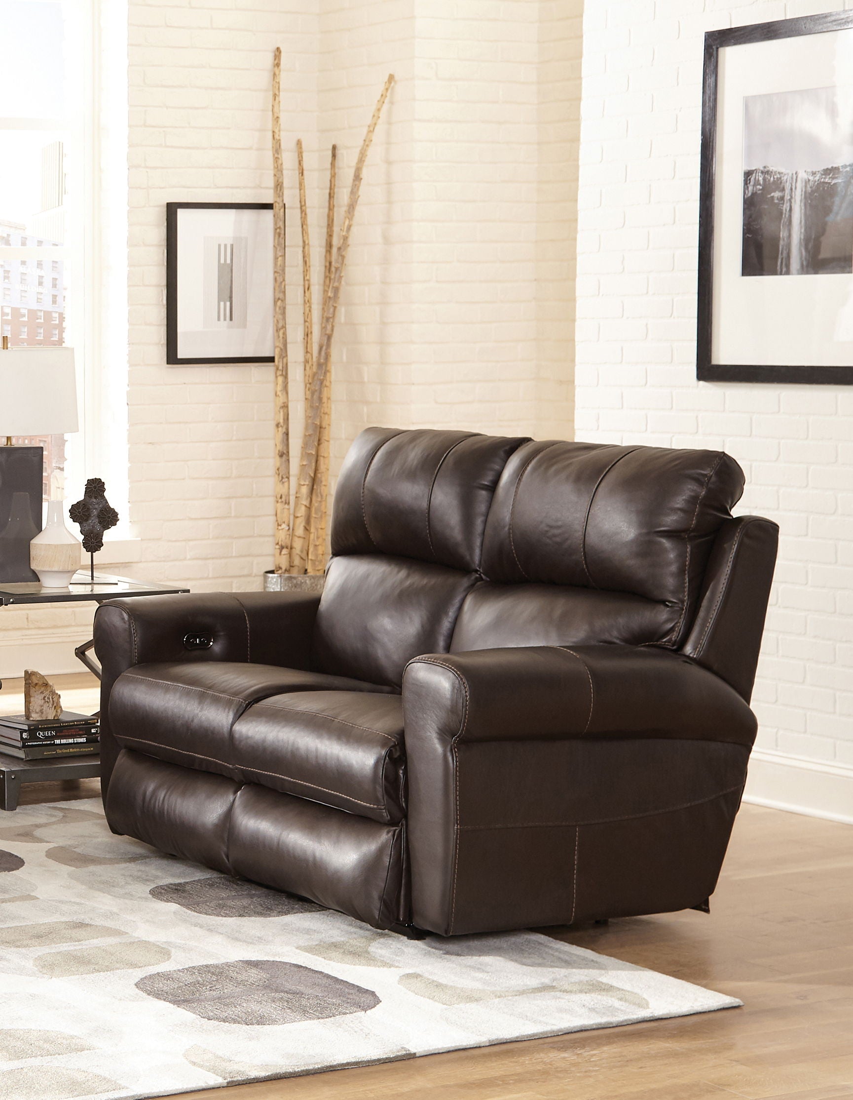 Torretta - Power Lay Flat Reclining Loveseat - Stylish Home Furniture