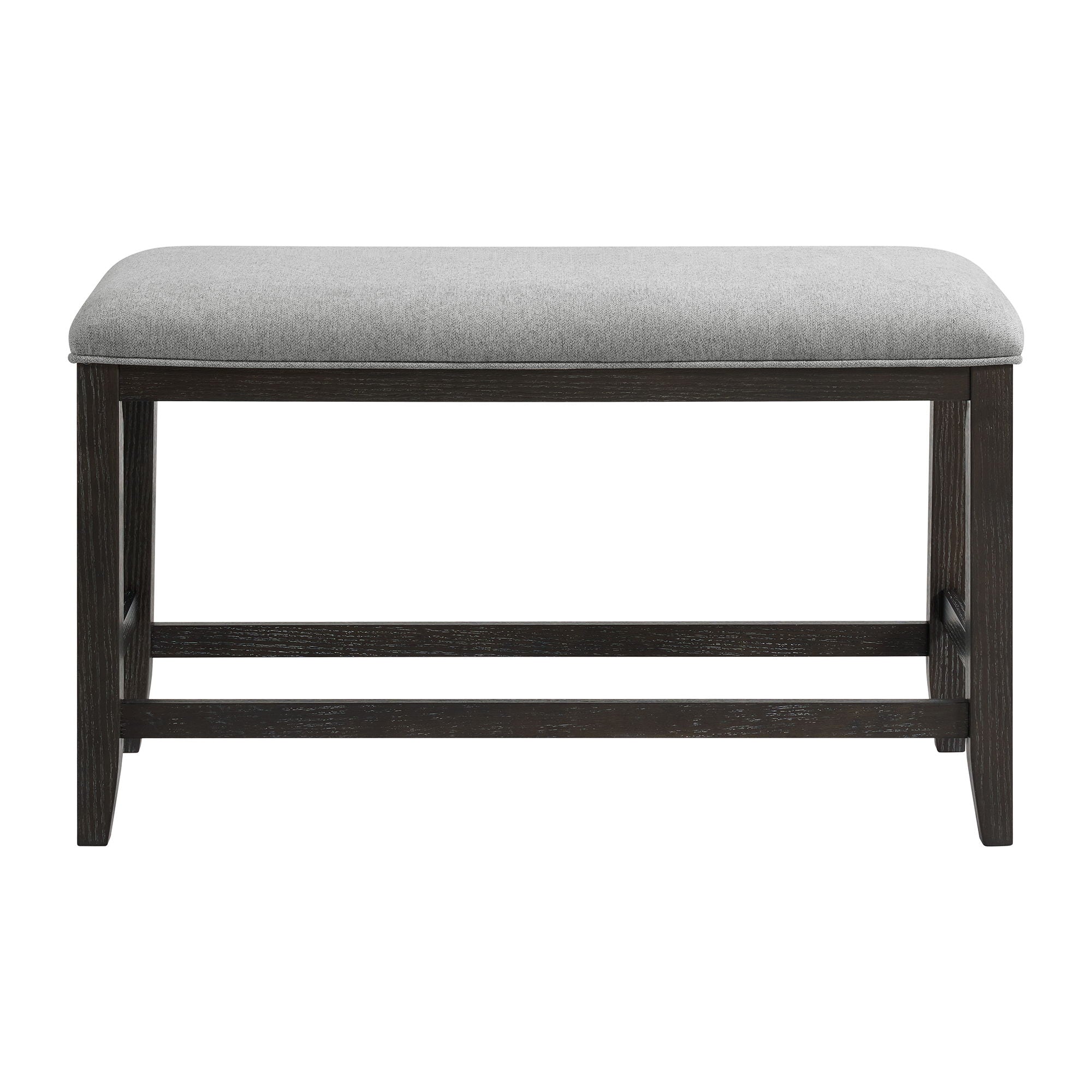 Elodie - Fabric Counter Bench - Charcoal / Gray - Stylish Home Furniture