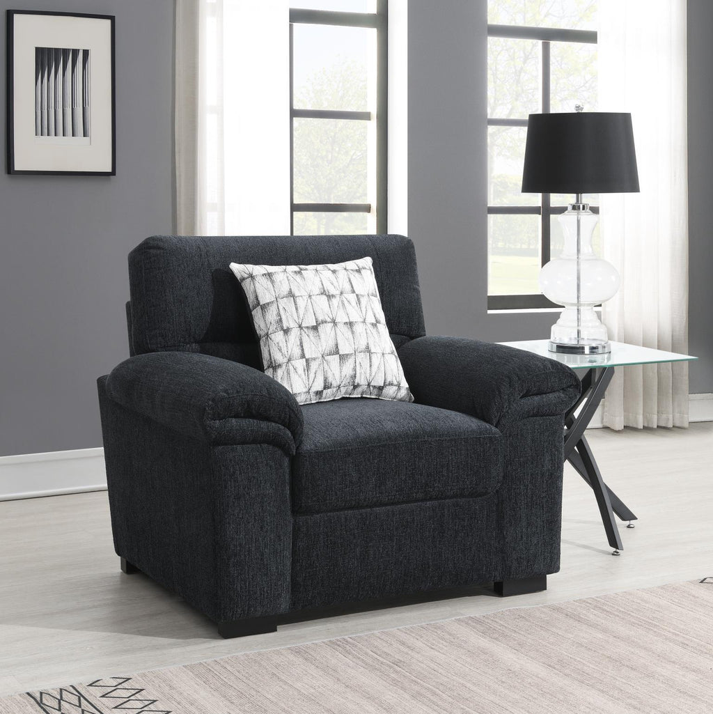U451 - Chair - Charcoal - Stylish Home Furniture