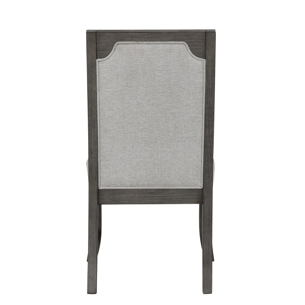 Lisbon - Dining Side Chair (Set of 2) - Gray - Stylish Home Furniture