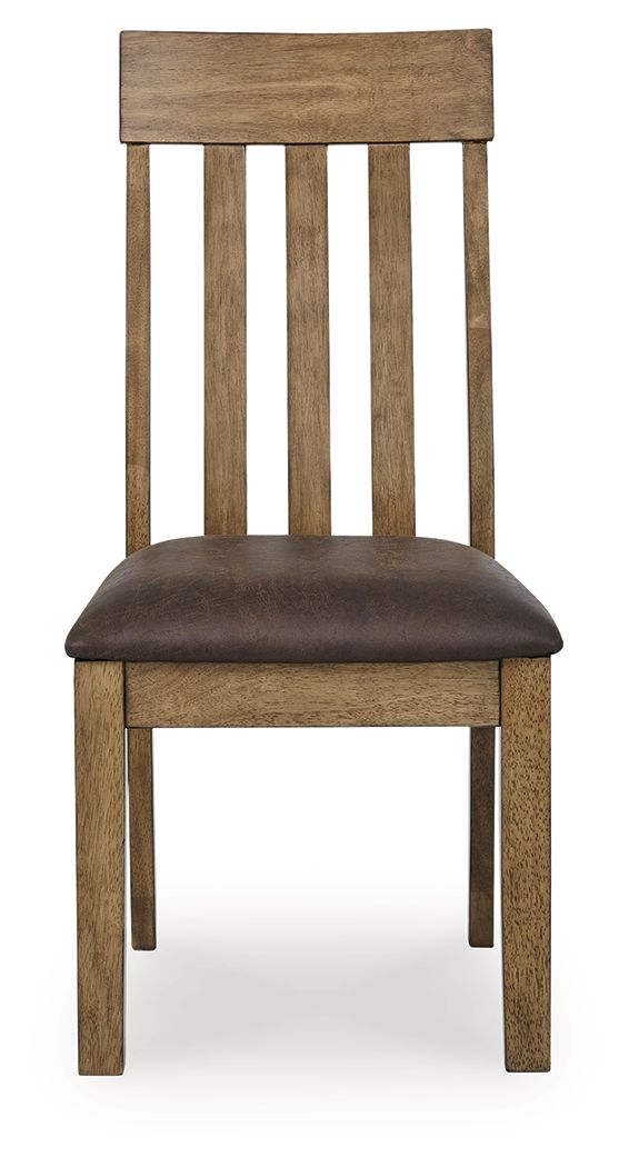 Urbinforte - Dining Upholstered Side Chair (Set of 2) - Light Brown - Stylish Home Furniture