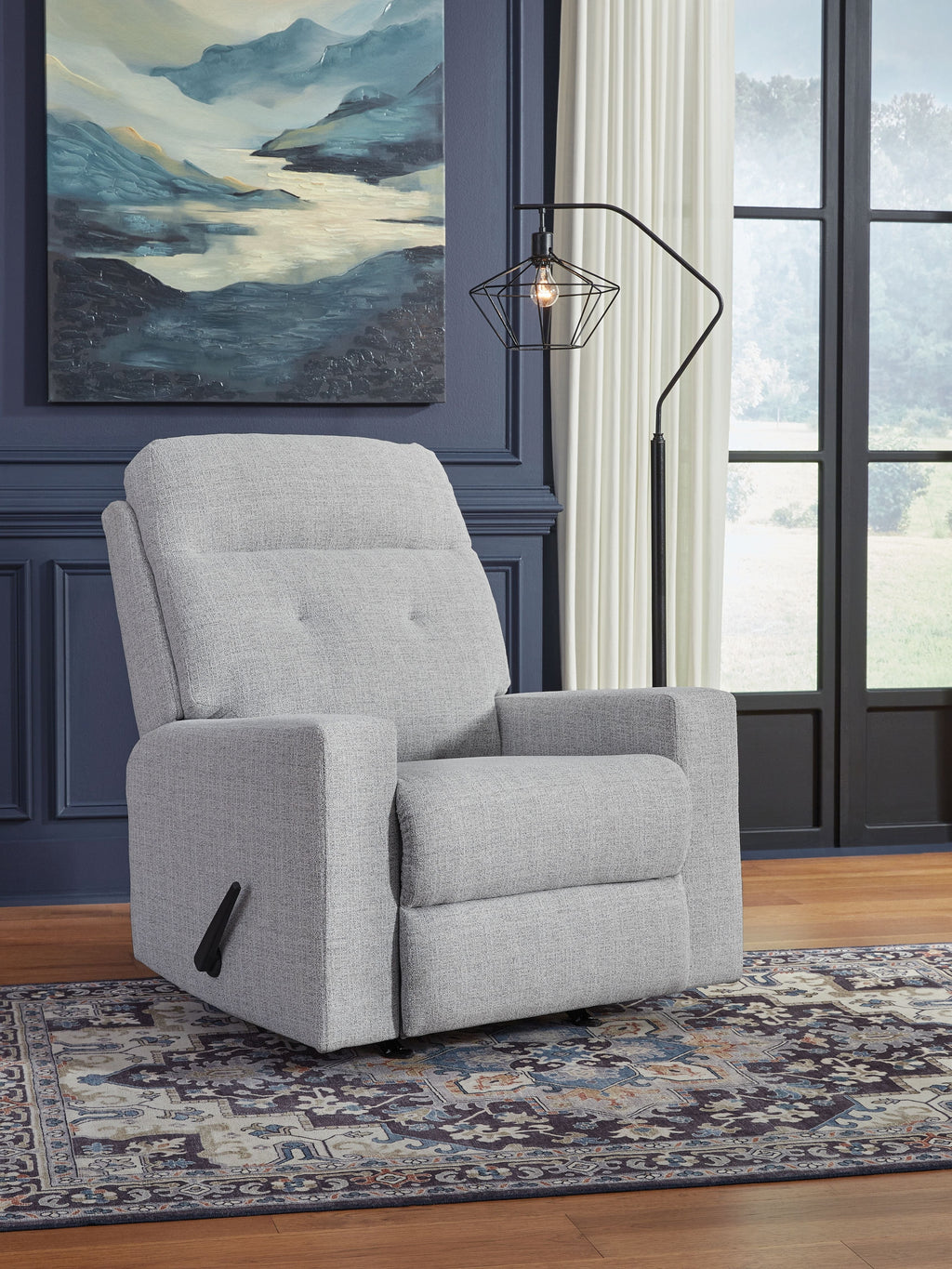 Skillins - Rocker Recliner - Stone - Stylish Home Furniture