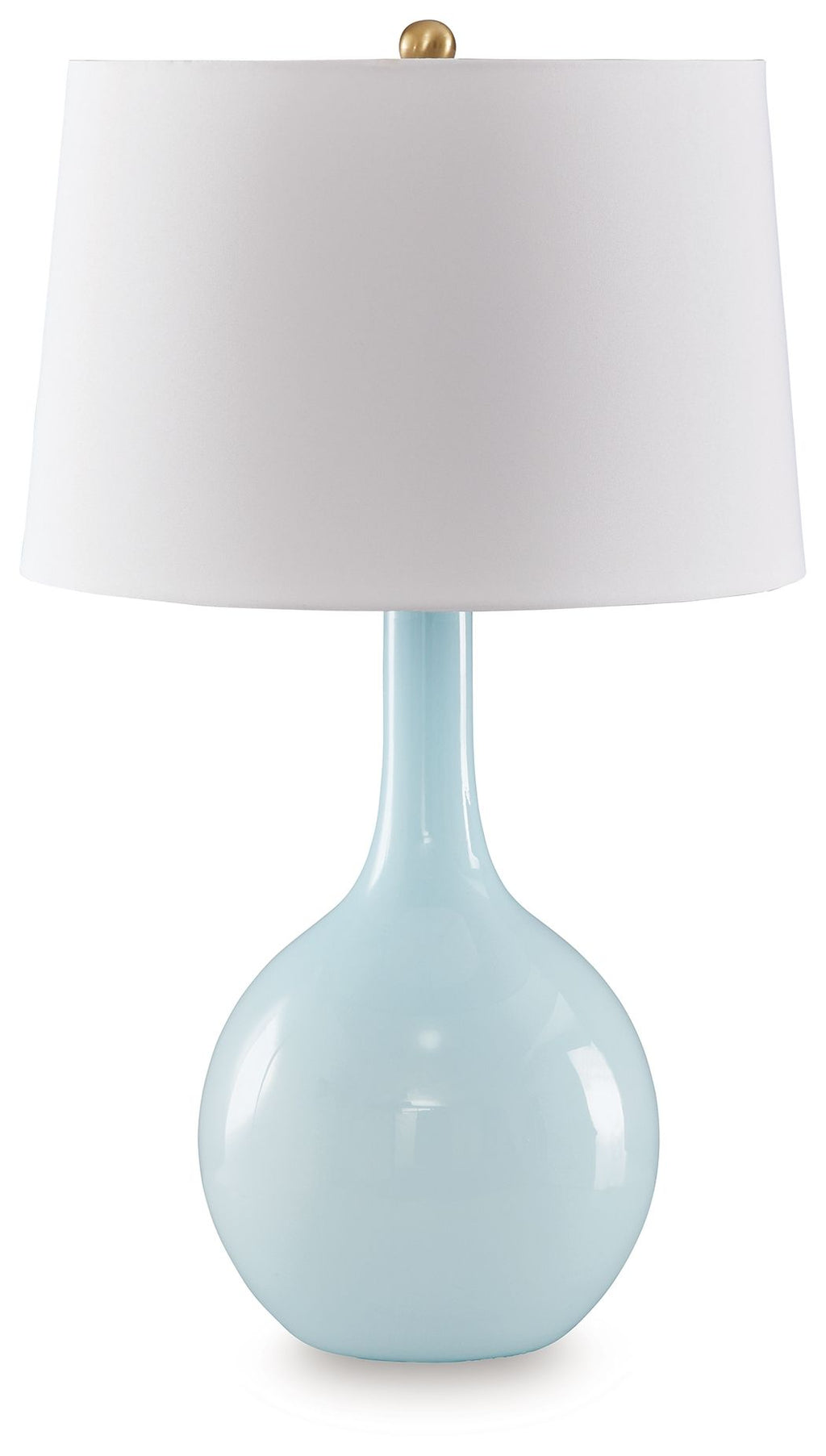 Rylanton - Glass Table Lamp - Aqua - Stylish Home Furniture