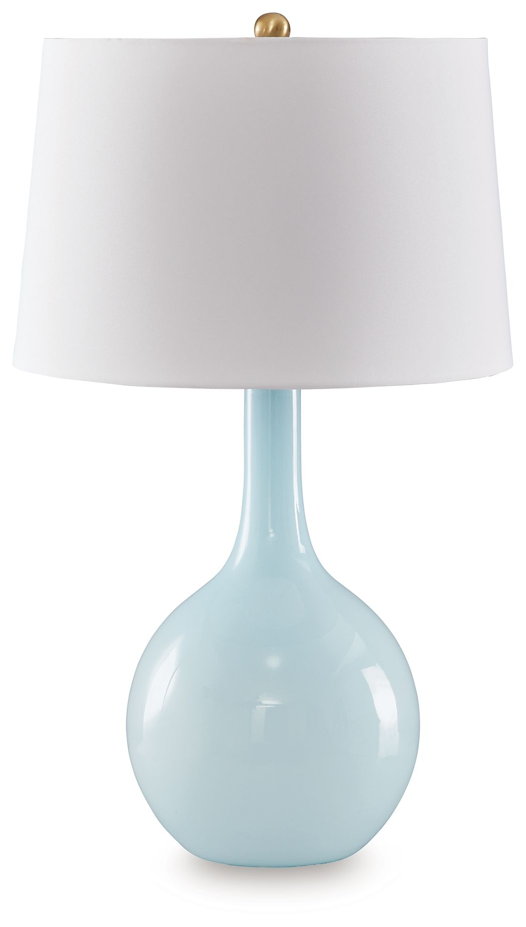Rylanton - Glass Table Lamp - Aqua - Stylish Home Furniture