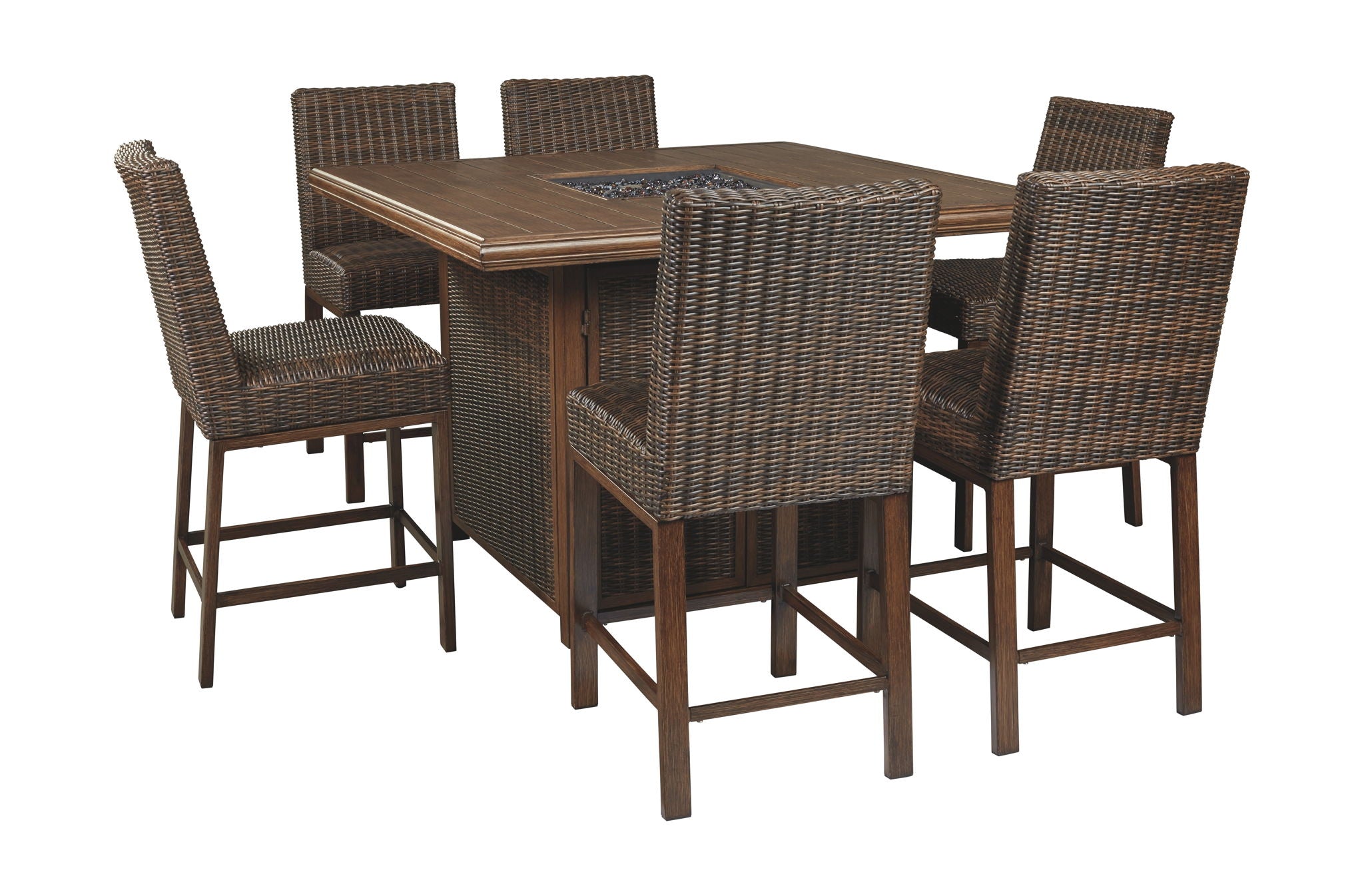 Paradise Trail - Outdoor Fire Pit Table Set - Stylish Home Furniture
