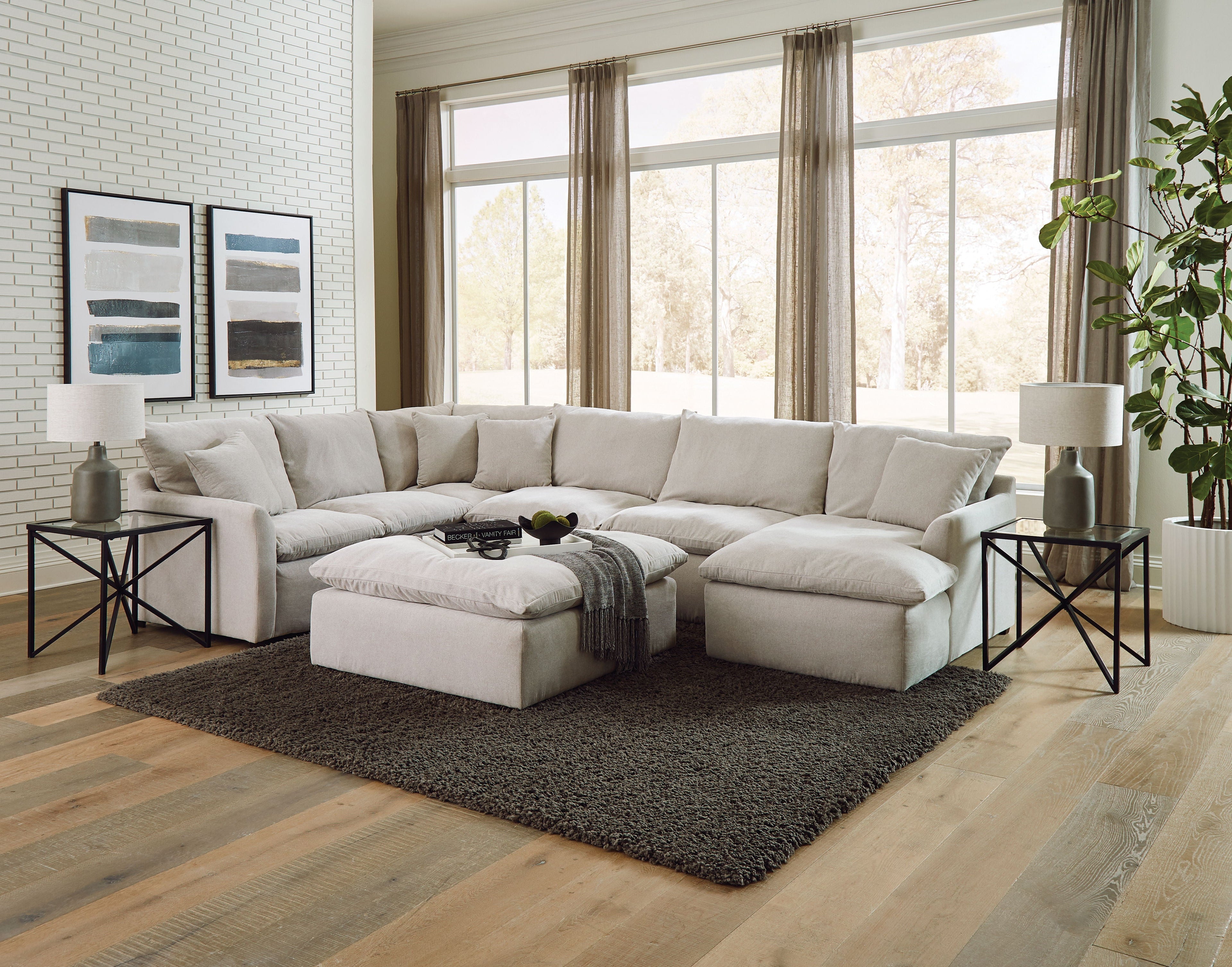 Harper - Cocktail Ottoman - Stylish Home Furniture