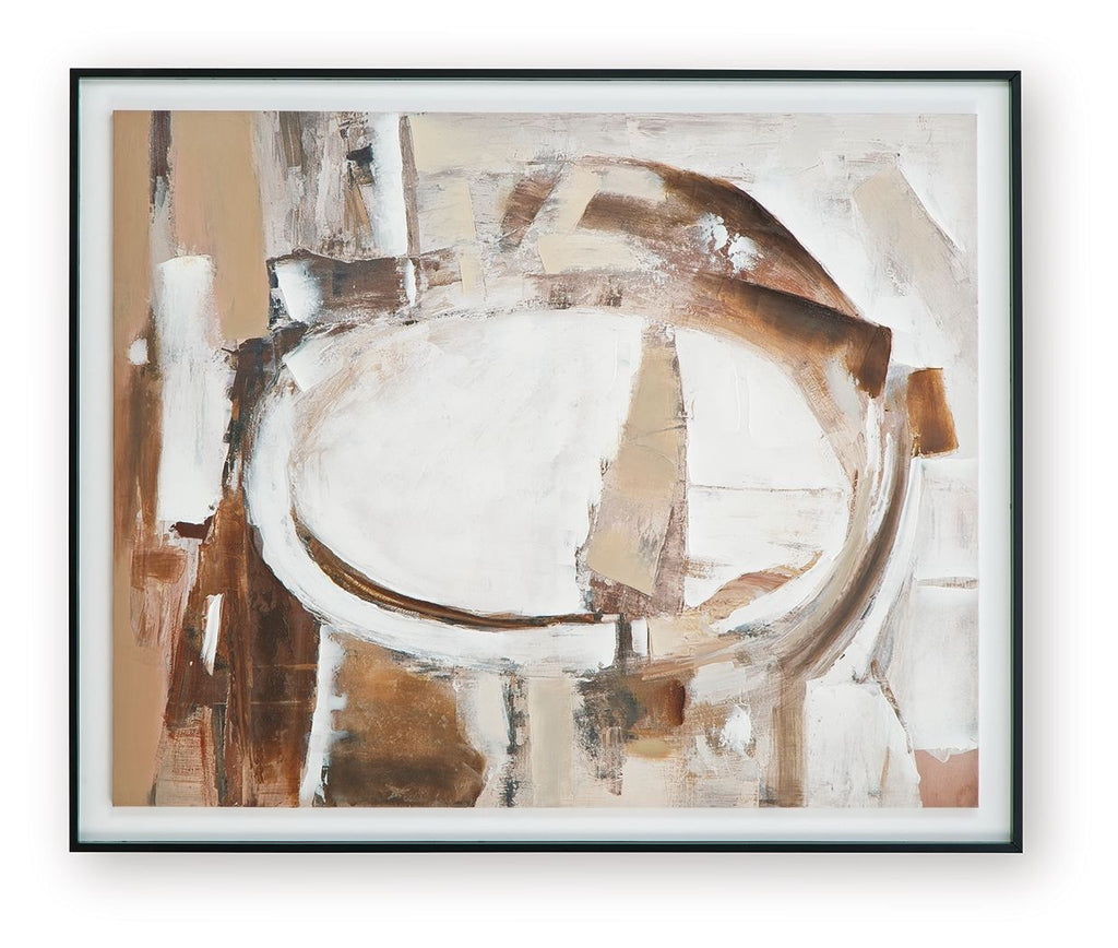 Bradlow - Wall Art - Brown / White / Black - Stylish Home Furniture