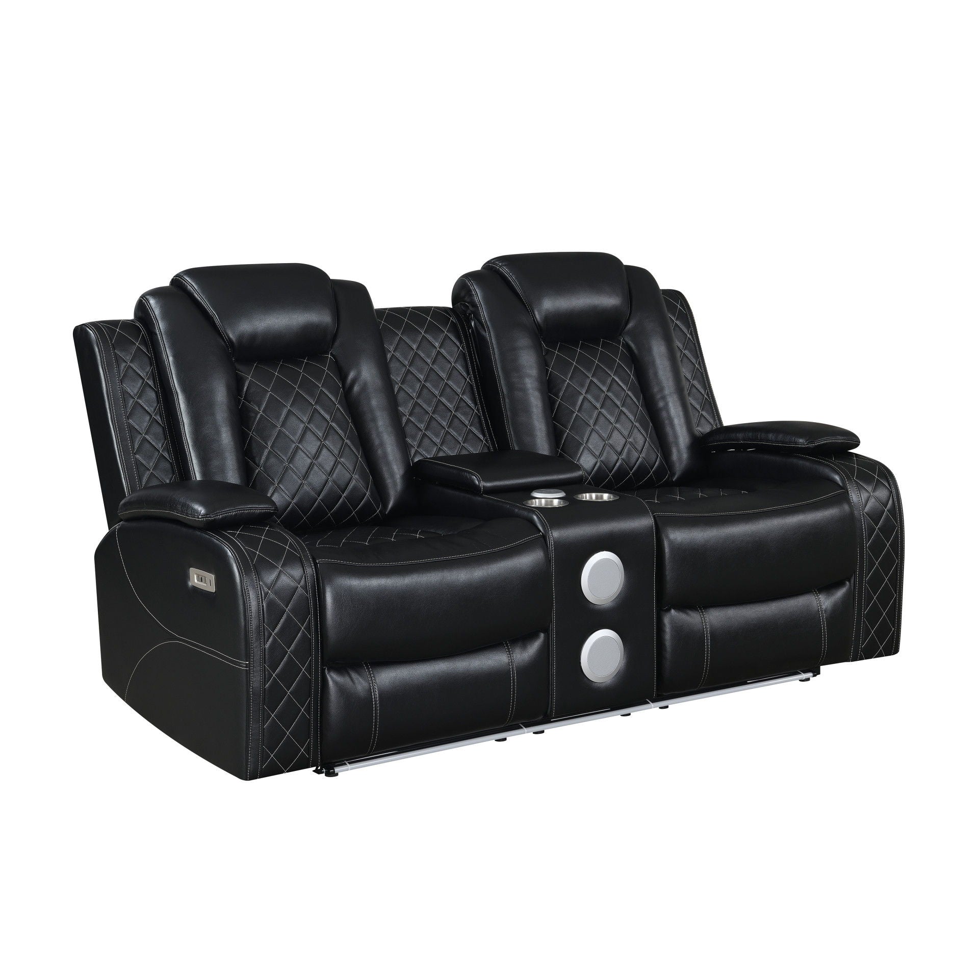 Orion II - Console Loveseat With Dual Recliners - Stylish Home Furniture