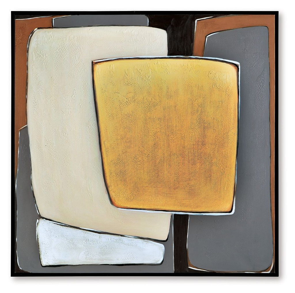 Actman - Wall Art - Cream / Brown / Gray - Stylish Home Furniture