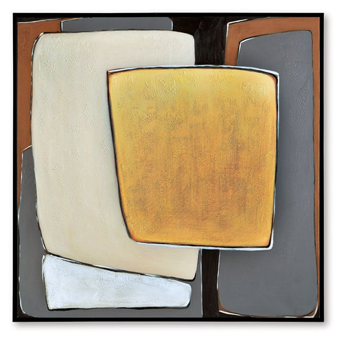 Actman - Wall Art - Cream / Brown / Gray - Stylish Home Furniture
