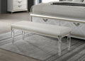 B026 - Bench - White - Stylish Home Furniture