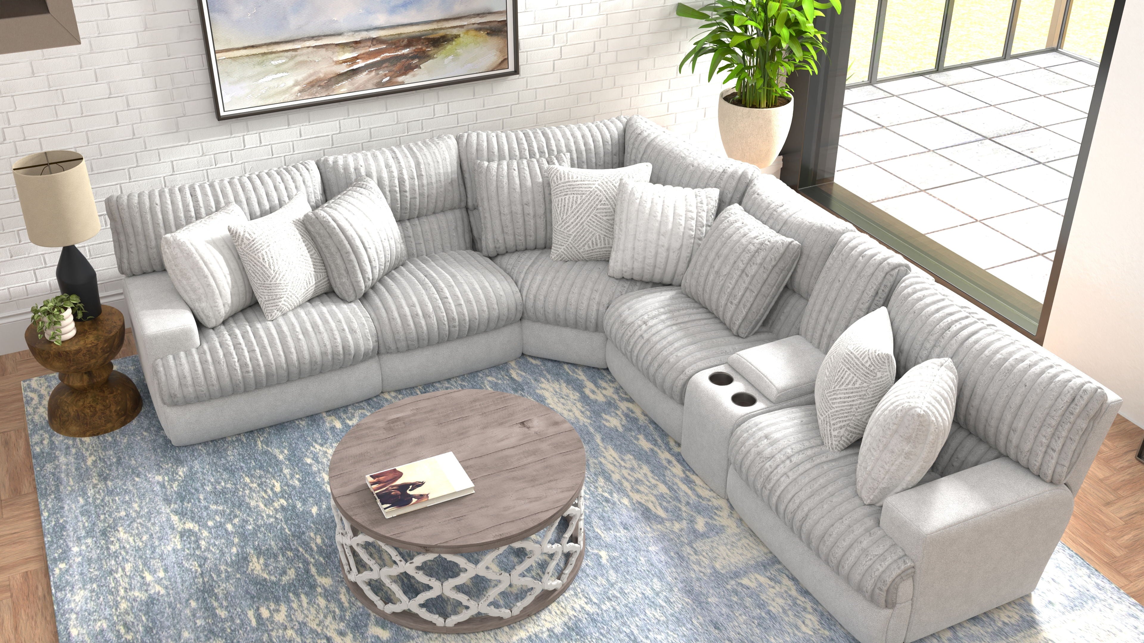Abraxas - Reclining Sectional - Stylish Home Furniture
