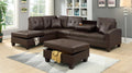 U346 - Ottoman - Brown - Stylish Home Furniture