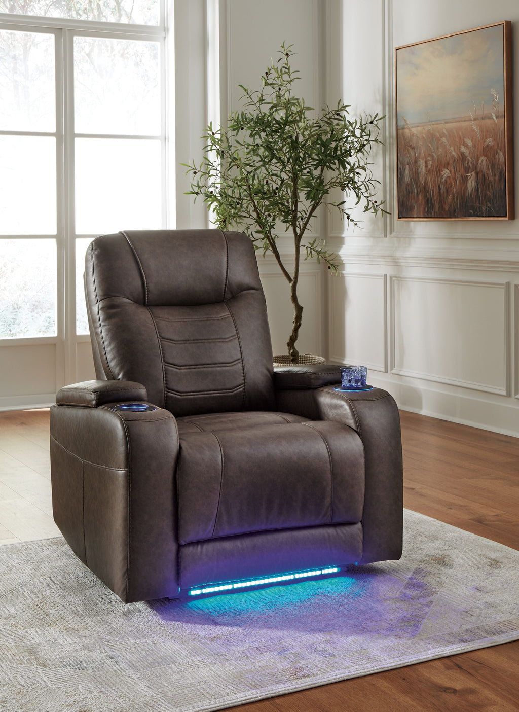 Schooner Rocks - Power Recliner / Adj Headrest - Stylish Home Furniture