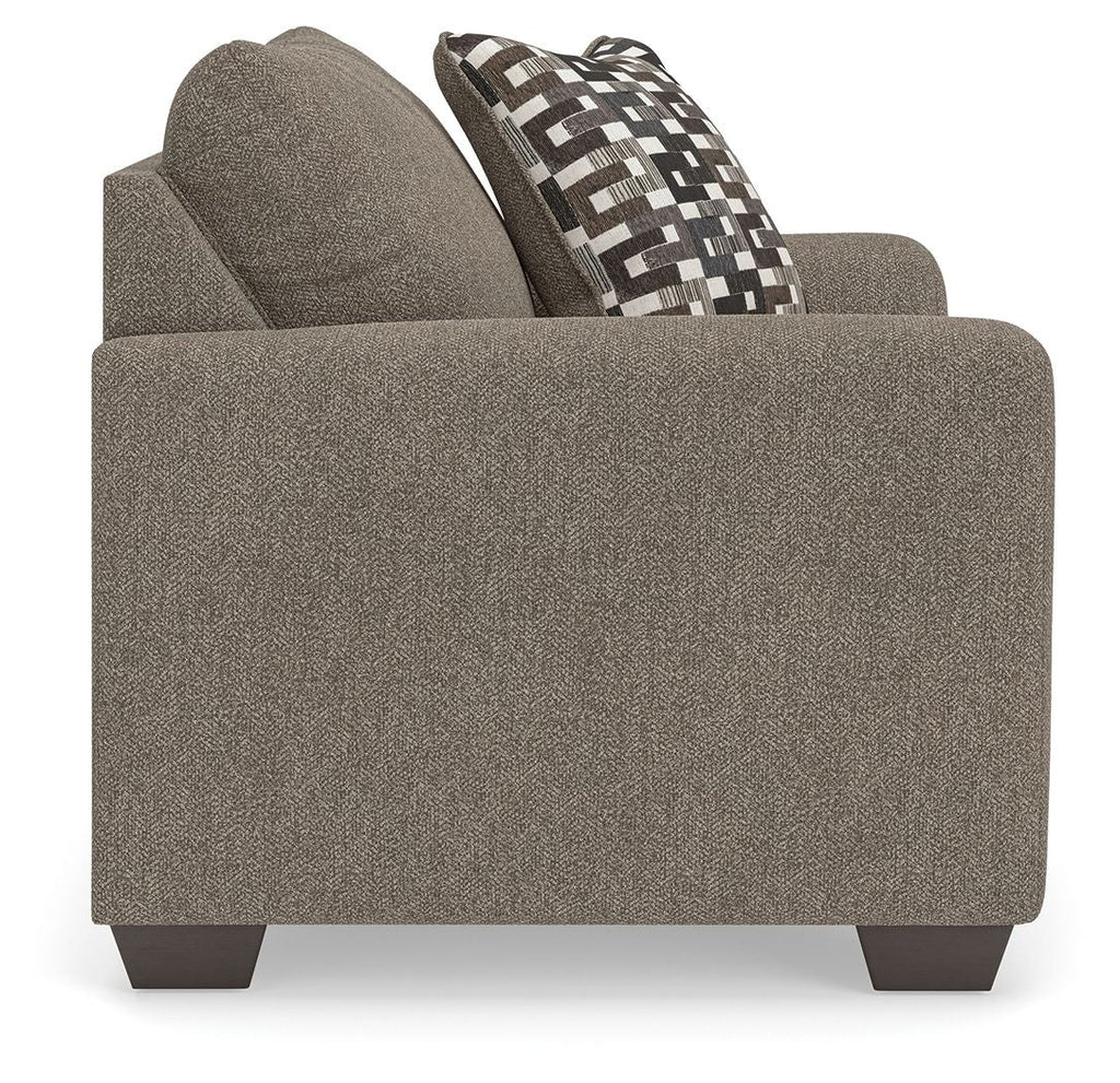 Triston-Peaks - Chair And A Half - Suede - Stylish Home Furniture
