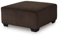 Kimlee - Oversized Accent Ottoman - Chocolate - Stylish Home Furniture