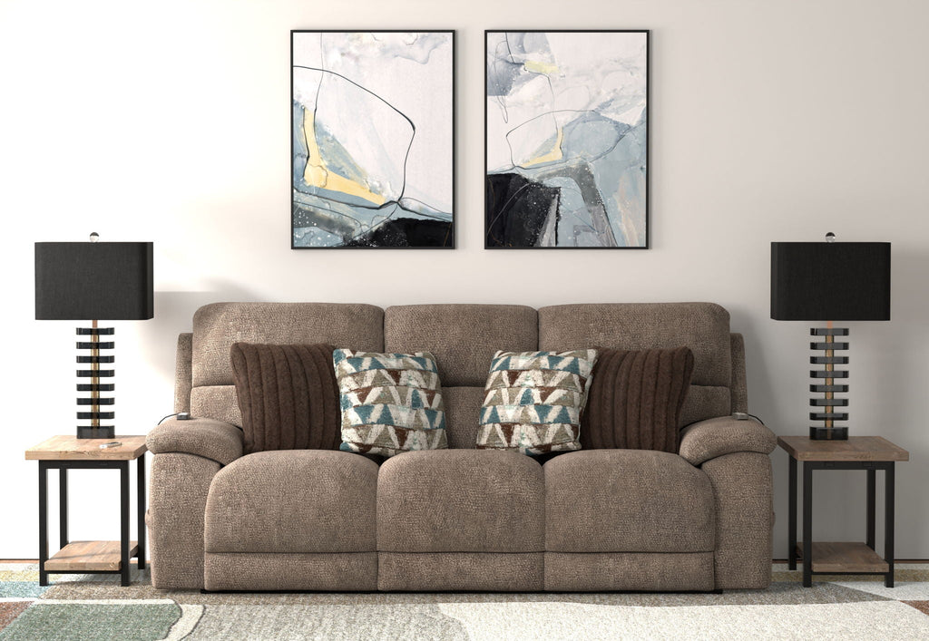 Joya - Power Headrest Power LayFlat Reclining Sofa With CR3 Heat/Massage/Lumbar/ZG - Stylish Home Furniture