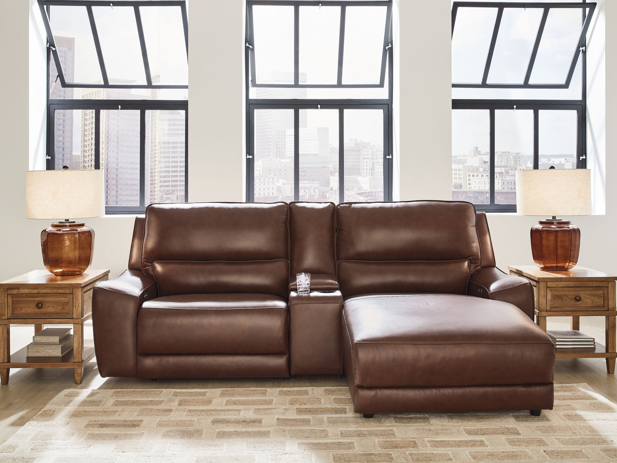DeepWakes - Power Reclining Sectional - Stylish Home Furniture