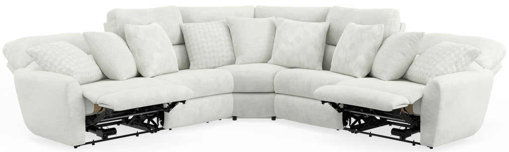 Majesty - Deep Seating Power Reclining Sectional - Stylish Home Furniture