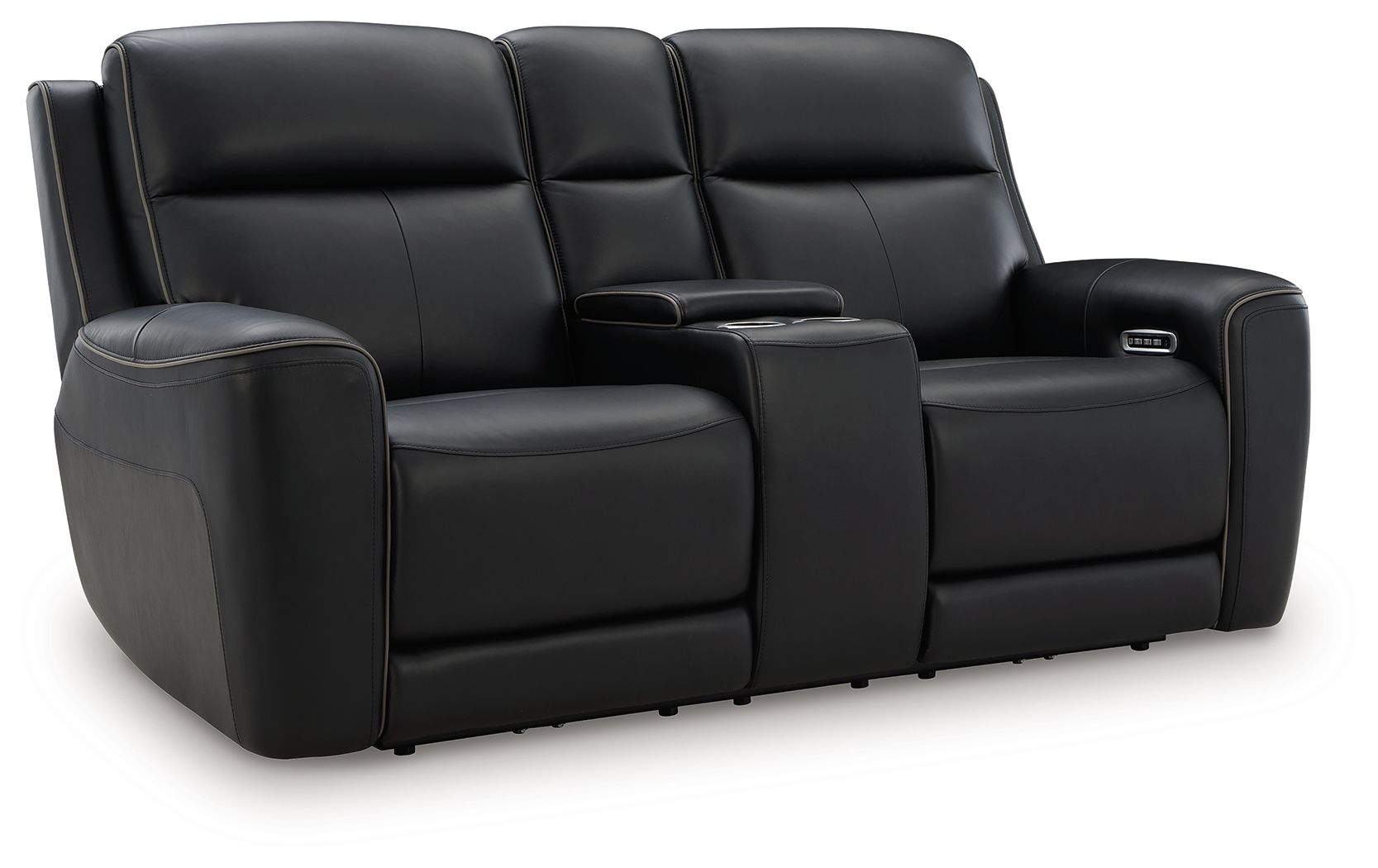 5Z-Comfort - Relaxation - Power Reclining Loveseat with Console / Adj Headrest - Stylish Home Furniture