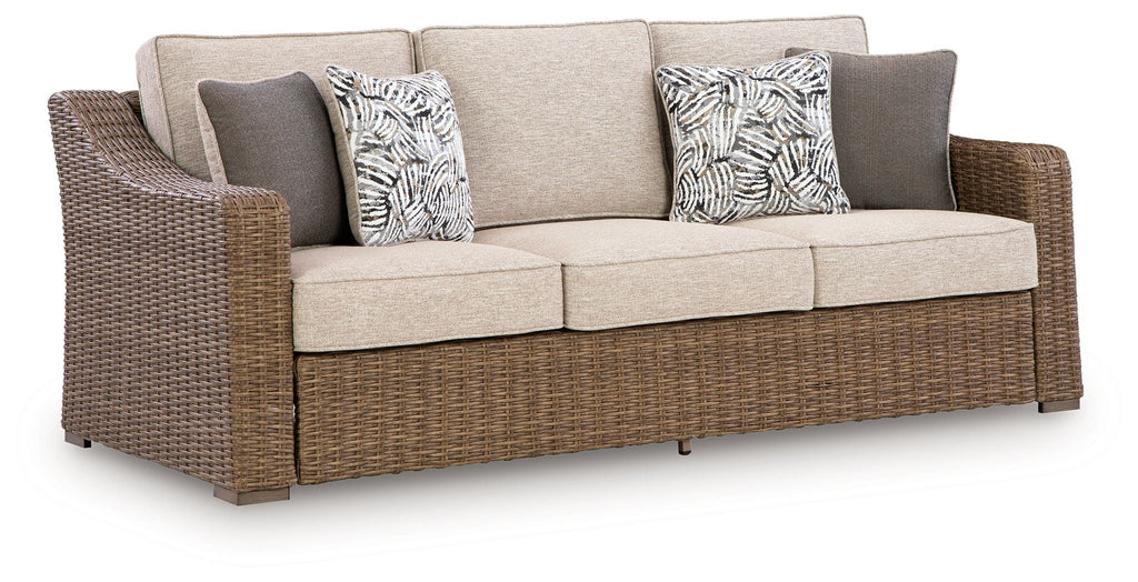Laguna Heights - Sofa With Cushion - Beige - Stylish Home Furniture