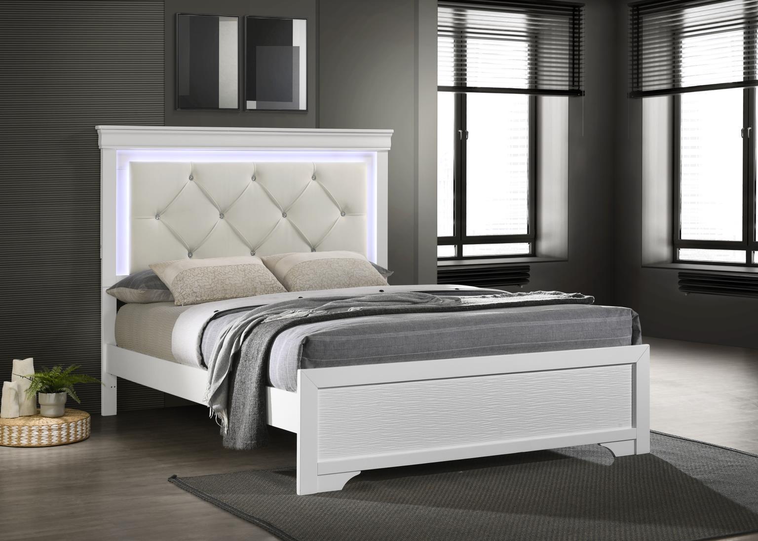 B396 - LED Bed Frame - Stylish Home Furniture