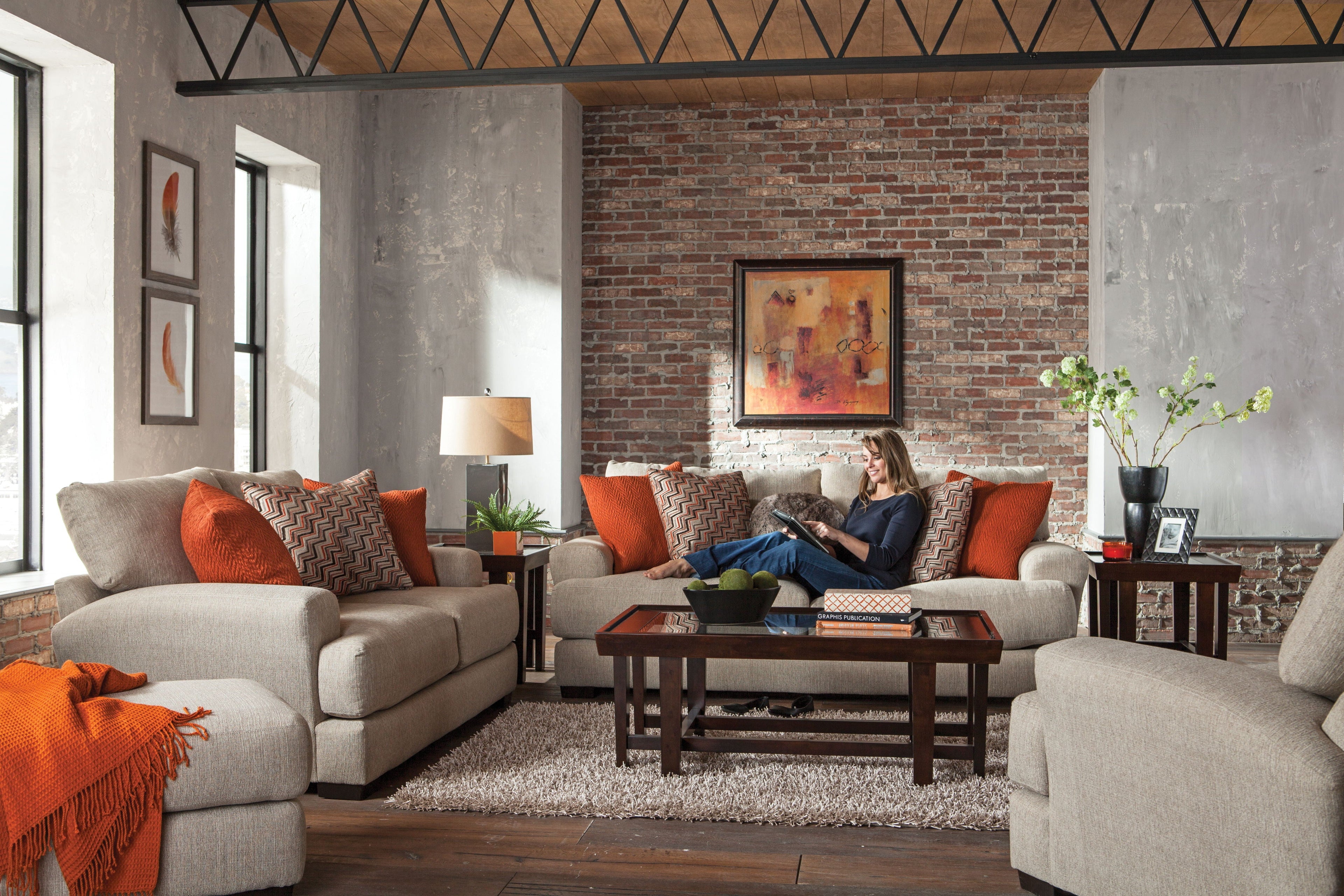 Ava Sectional - Loveseat With USB Port - Stylish Home Furniture