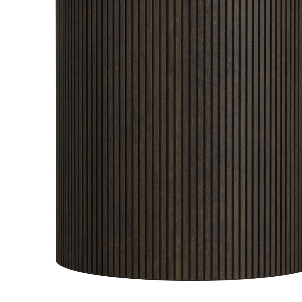 Sylvie - Round Table With White Faux Marble Top And Base - Stylish Home Furniture