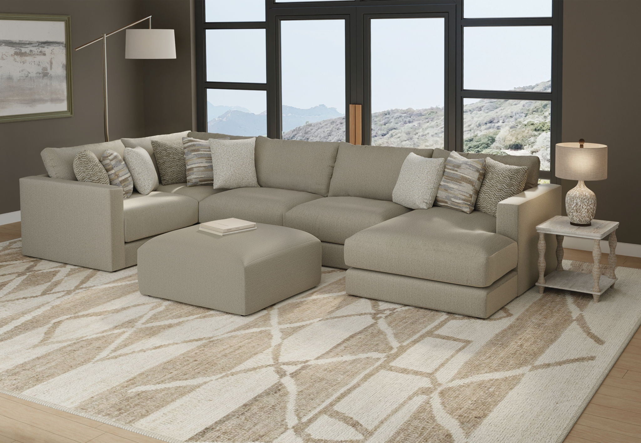 Amelia - Sofa - Sand - Stylish Home Furniture