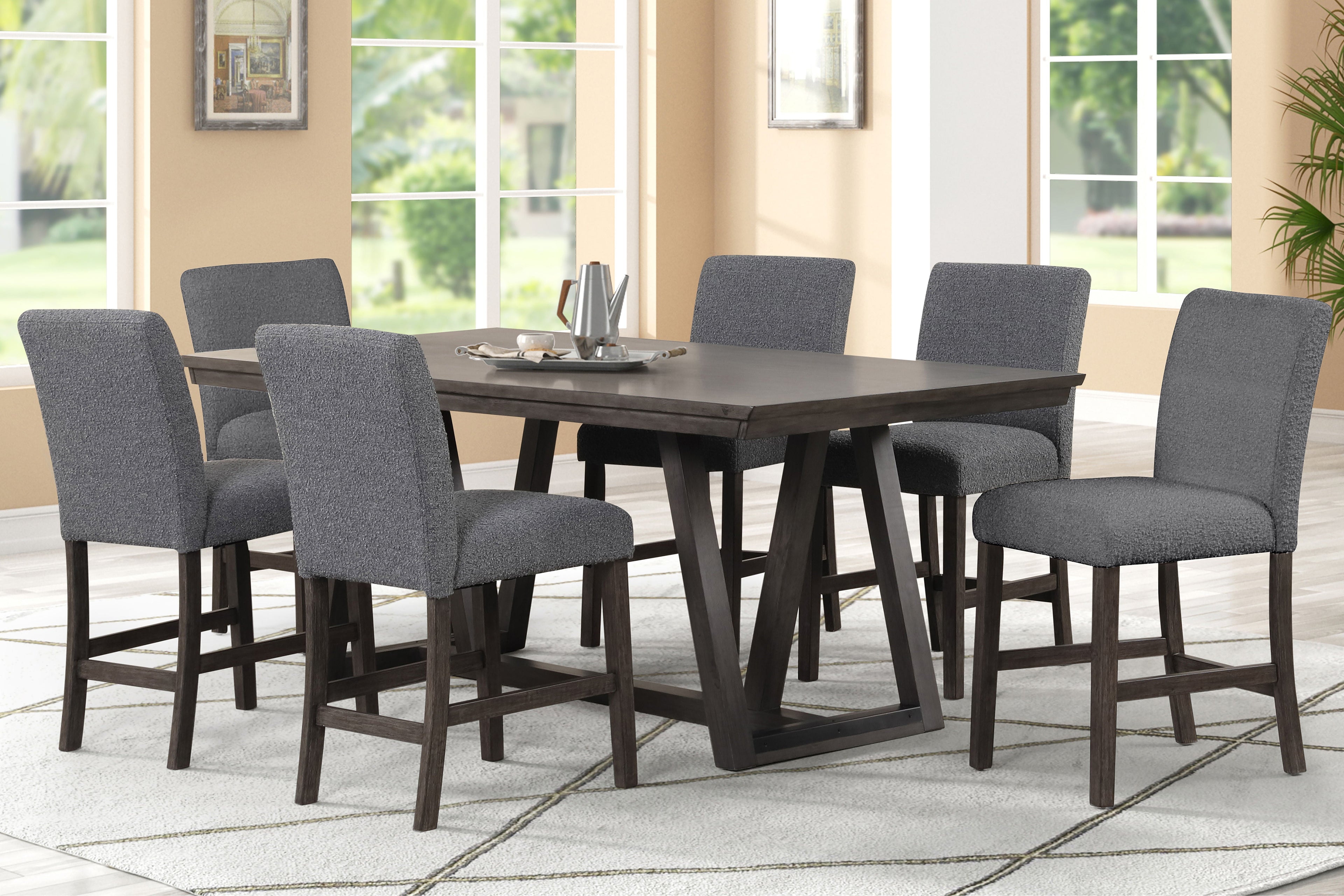High Line - Counter Dining Set - Stylish Home Furniture