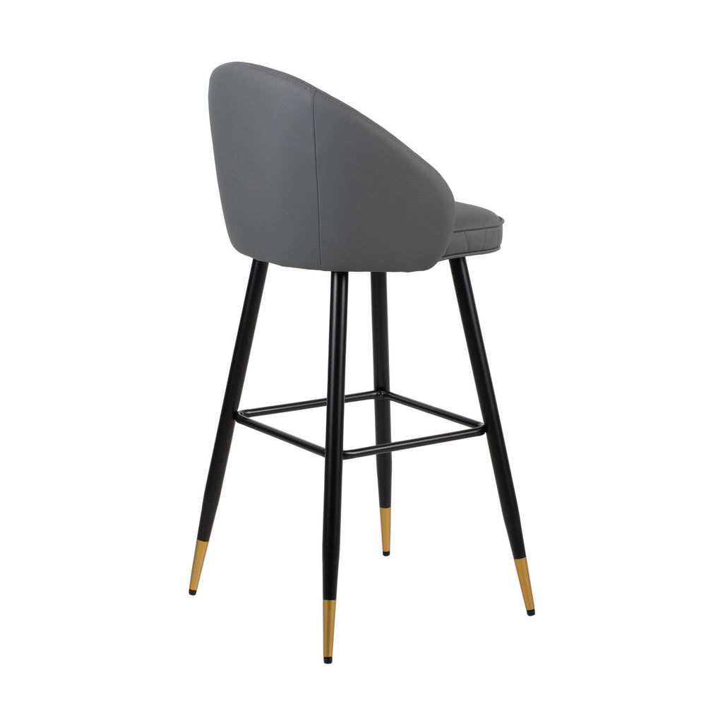 Oliver - Vegan Leather Bar Chair (Set of 2) - Stylish Home Furniture