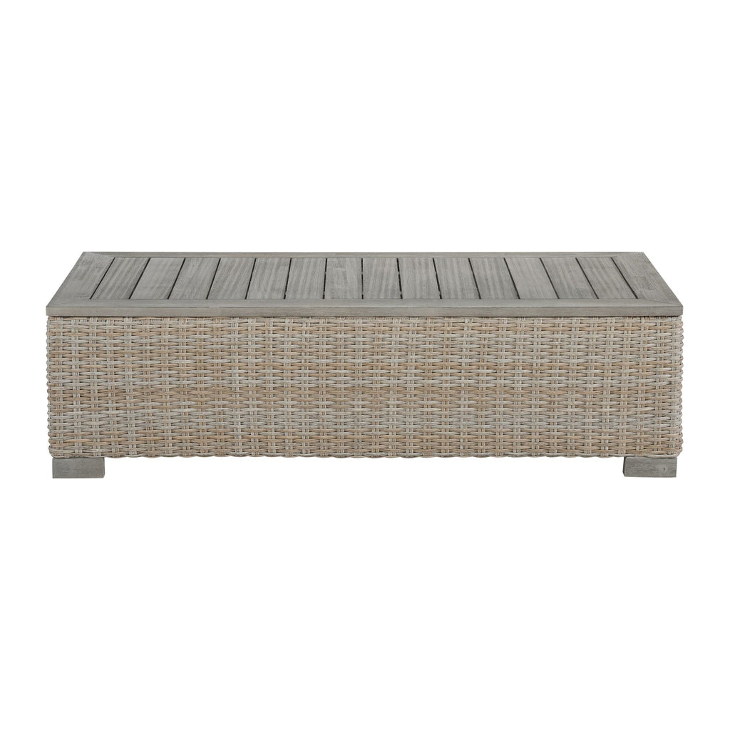 Ollie - Rectangular Coffee Table - Tan - Stylish Home Furniture