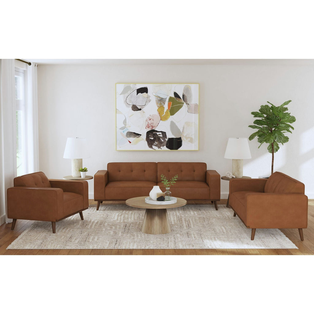 Destiny - Loveseat With Wood Front - Stylish Home Furniture