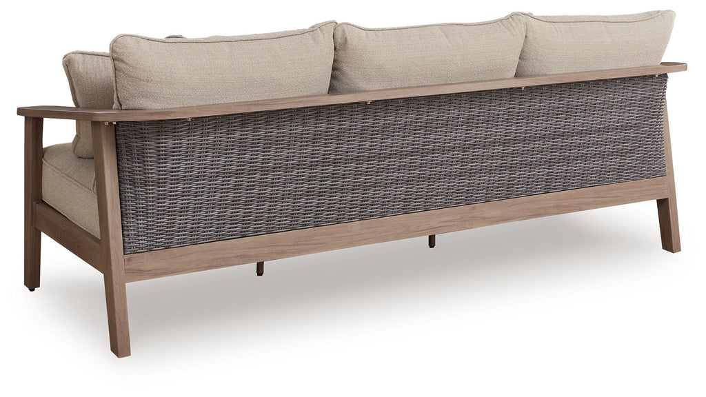 Harmony Headlands - Sofa With Cushion - Natural / Gray - Stylish Home Furniture