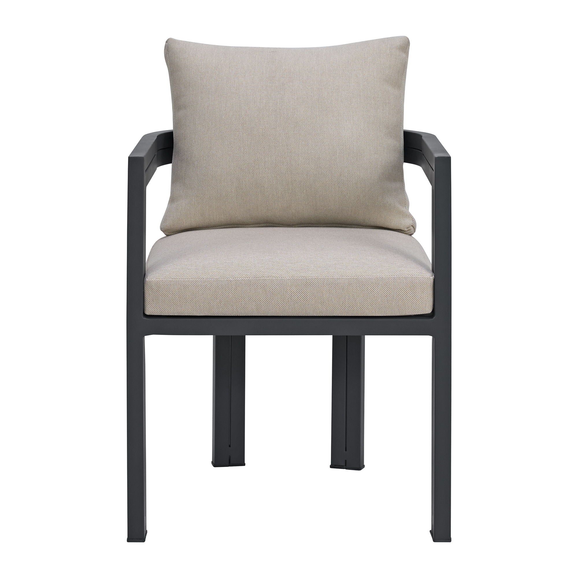 Playa - Dining Chair (Set of 2) - Dark Gray / Beige - Stylish Home Furniture
