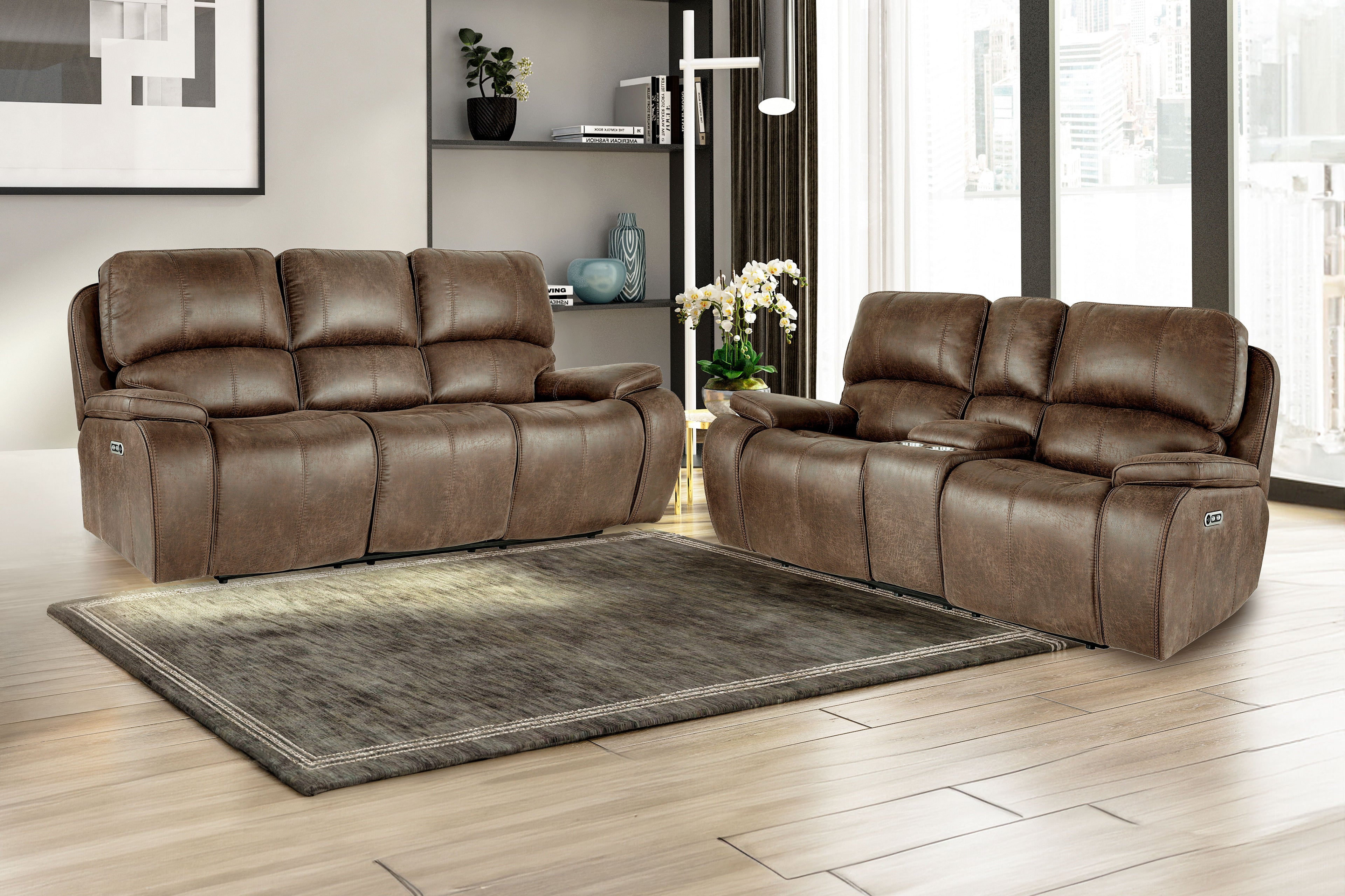 Brookings - Reclining Sofa Set - Stylish Home Furniture