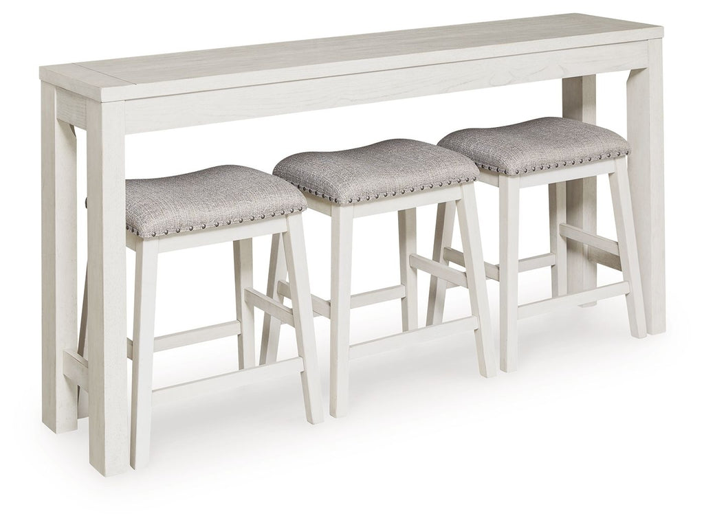 Robbinsdale - Rectangular Dining Room Counter Table Set (Set of 4) - Antique White - Stylish Home Furniture