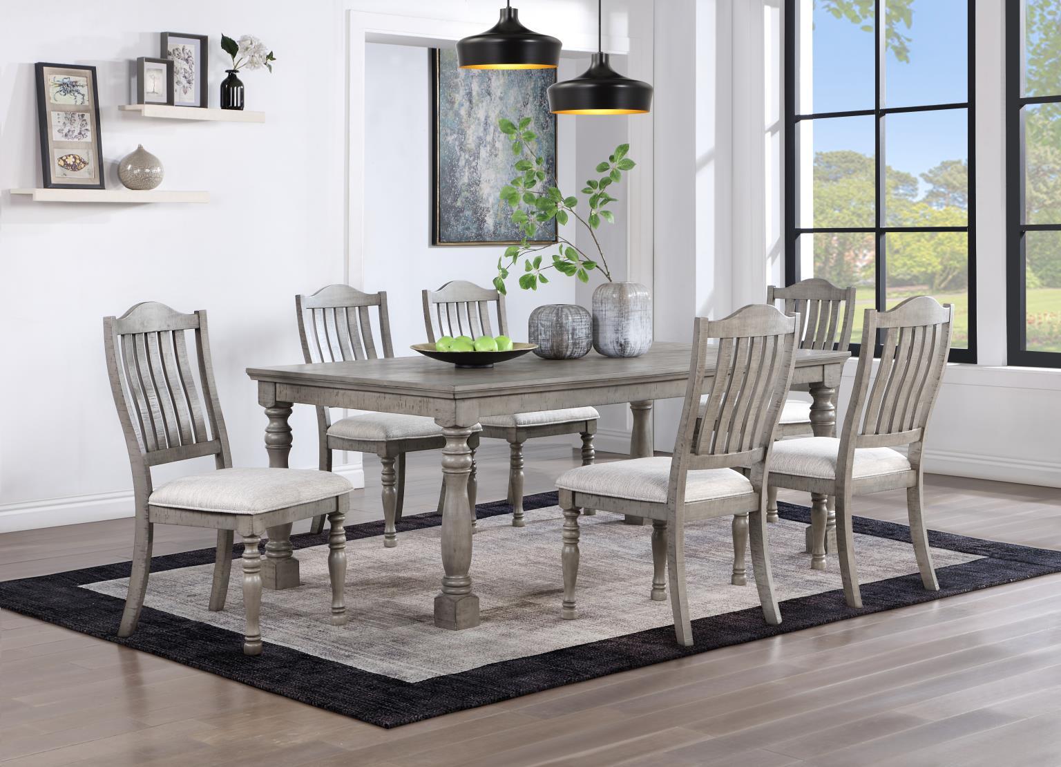D115 - Dining Table - Gray - Stylish Home Furniture