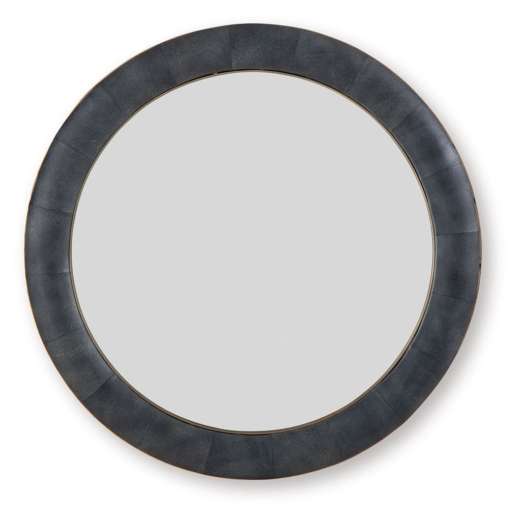 Corinsworth - Accent Mirror - Charcoal / Brass Finish - Stylish Home Furniture