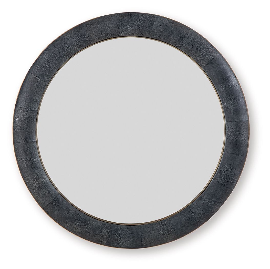 Corinsworth - Accent Mirror - Charcoal / Brass Finish - Stylish Home Furniture