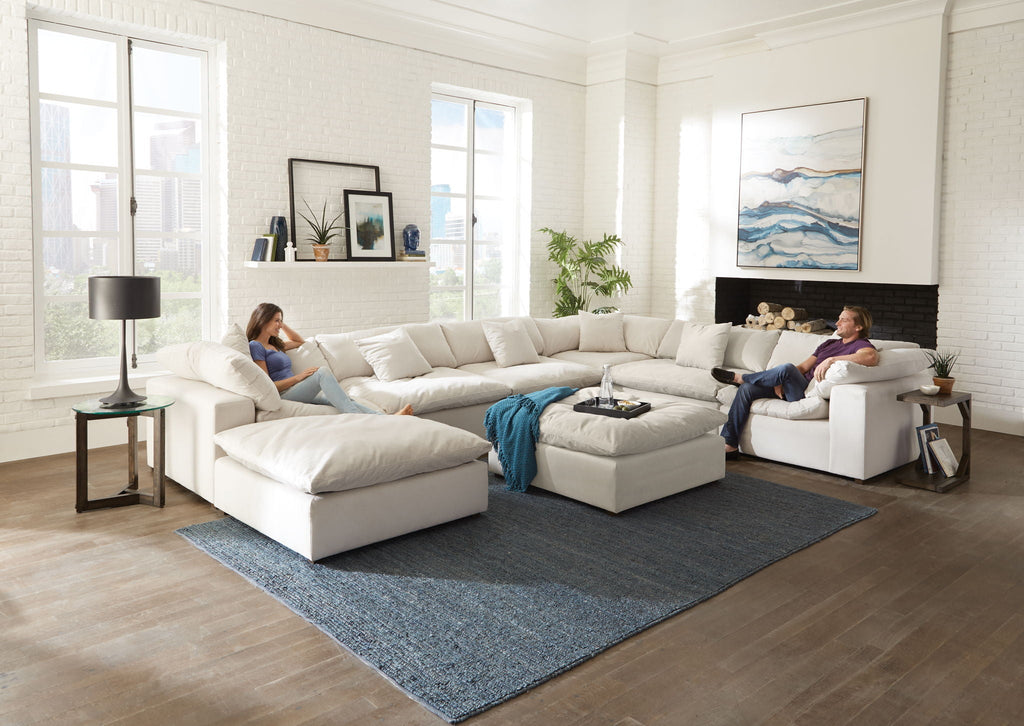 Posh - Modular Sectional And Ottoman - Stylish Home Furniture