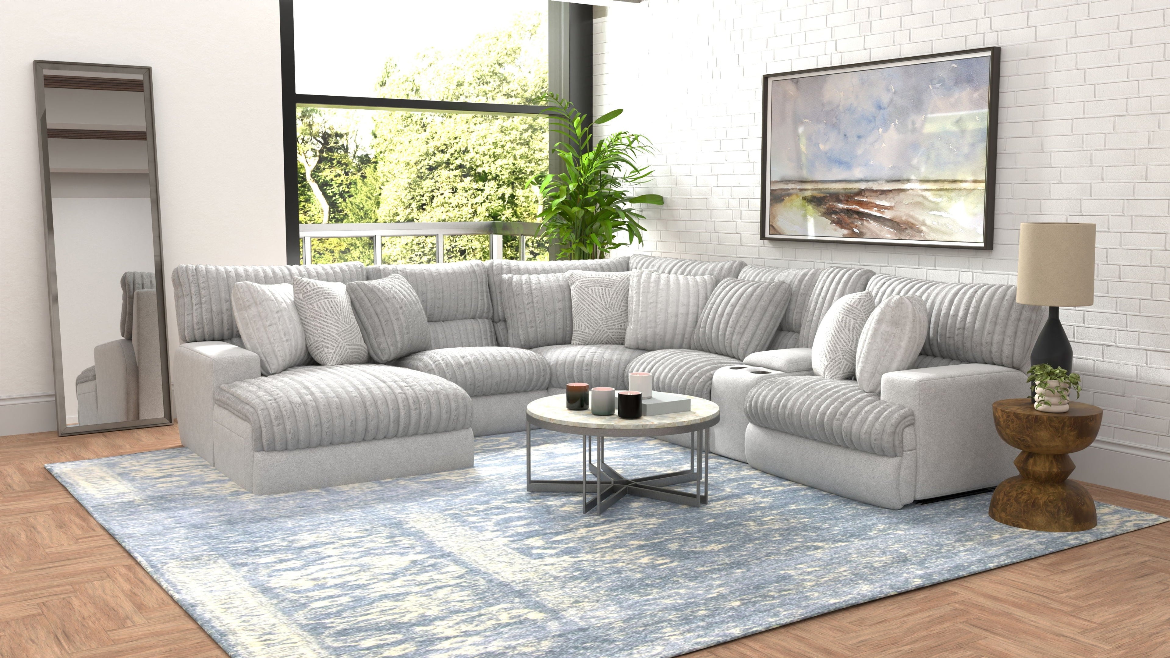Abraxas - Reclining Sectional - Stylish Home Furniture