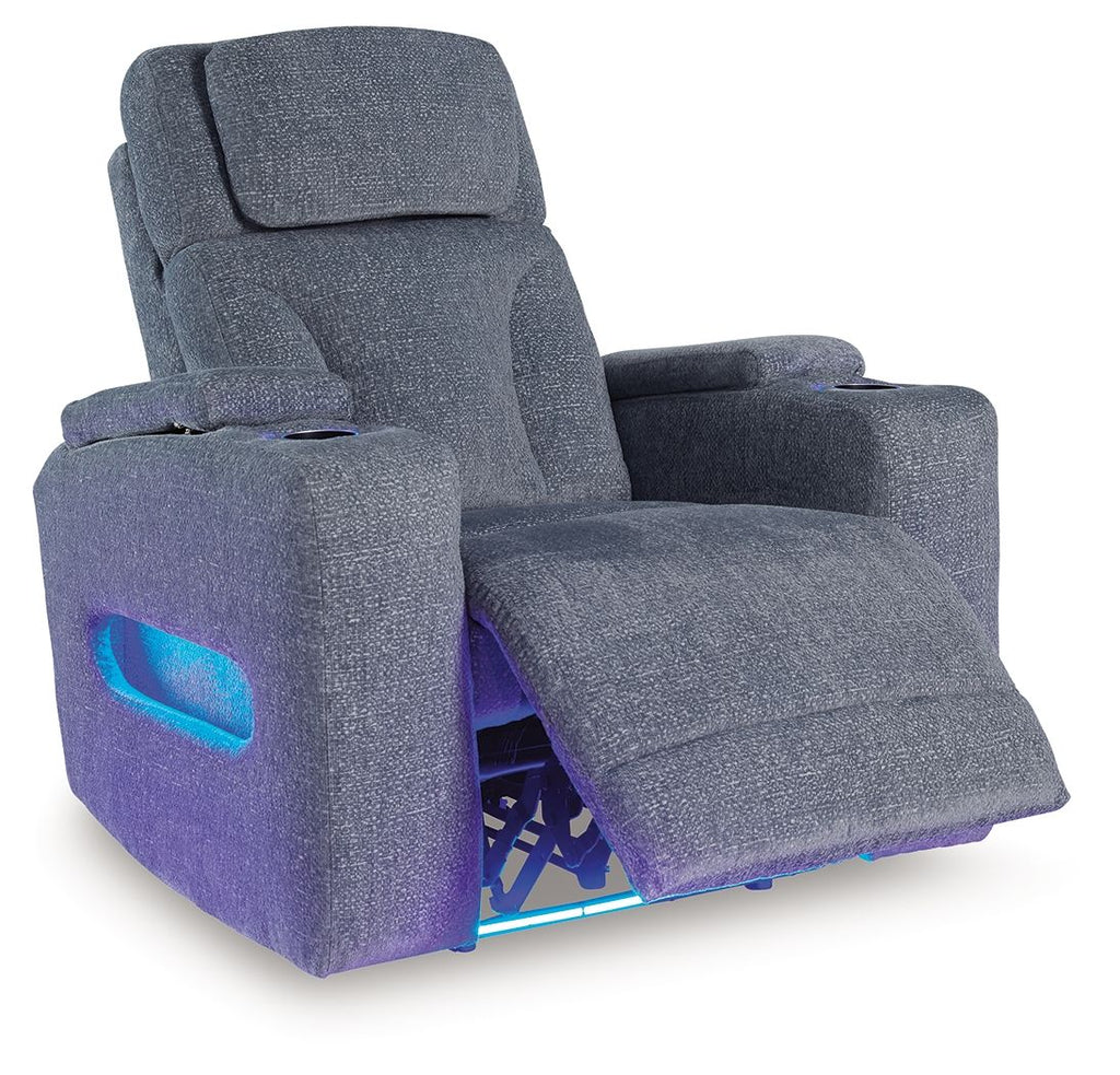Studio Cave - Power Recliner - Steel - Stylish Home Furniture