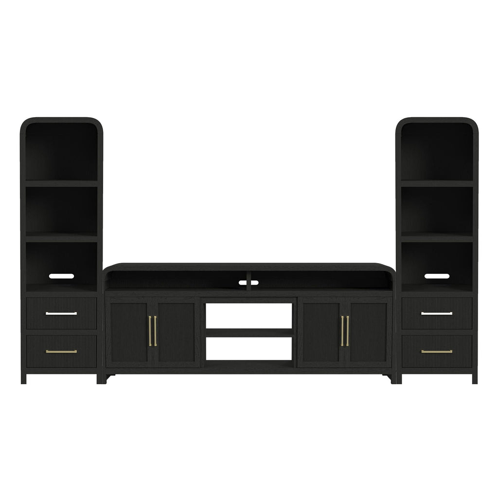 Ridgemont - 3 Piece Entertainment Unit With 82" TV Console